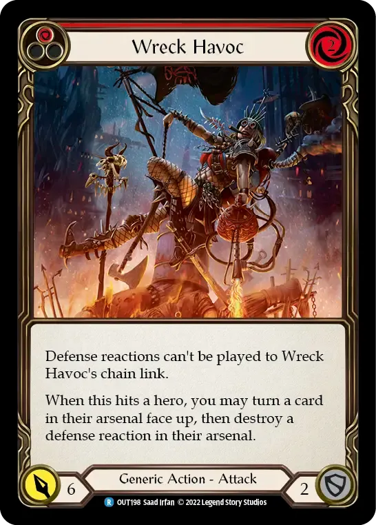 Wreck Havoc (Red) — Outsiders — Flesh and Blood