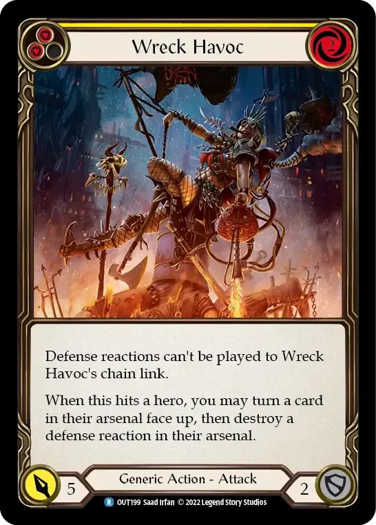 Wreck Havoc (Yellow) — Outsiders — Flesh and Blood