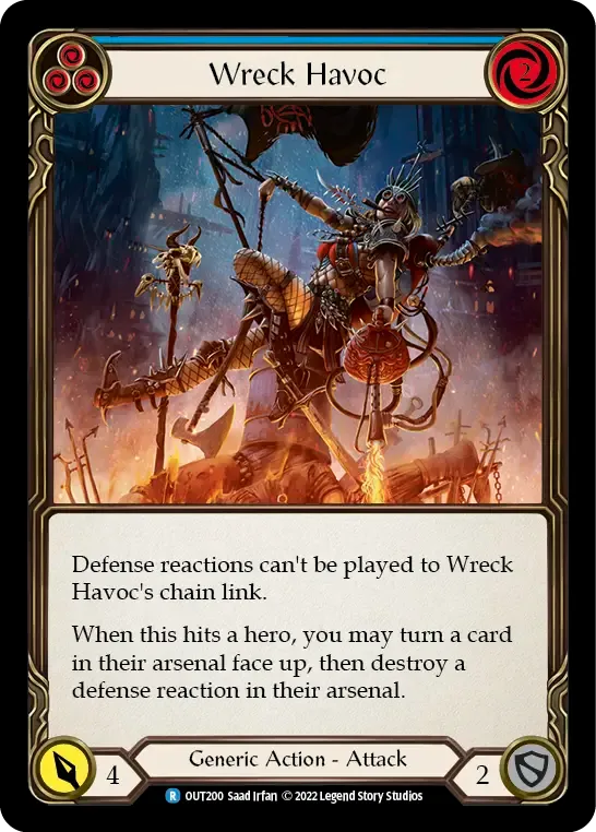 Wreck Havoc (Blue) from Outsiders - Flesh and Blood