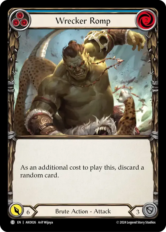 Wrecker Romp (Blue) — Armory Deck - Kayo, Armed and Dangerous — Flesh and Blood