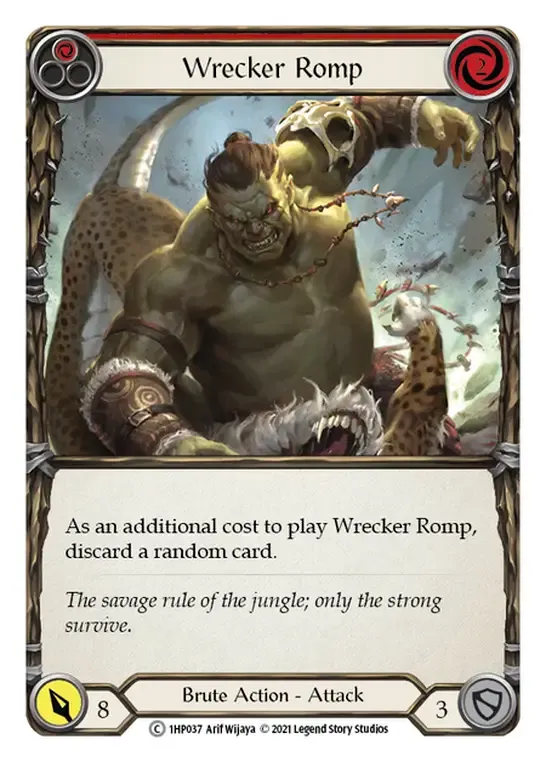 Wrecker Romp (Red) from History Pack 1 - Flesh and Blood