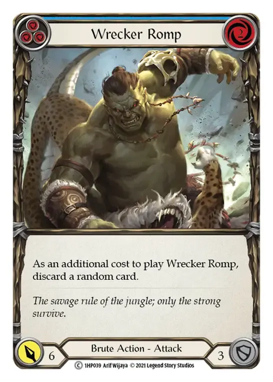 Wrecker Romp (Blue) — History Pack 1 — Flesh and Blood