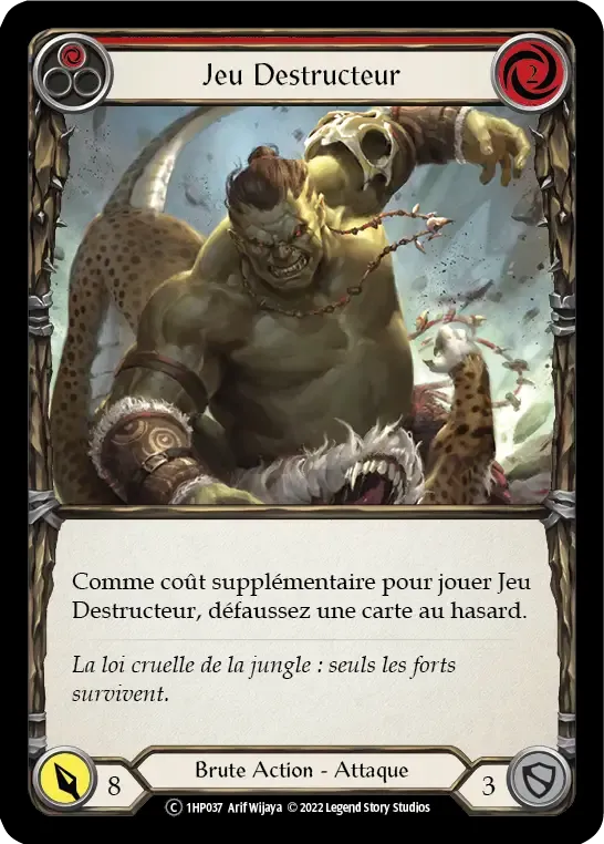 Jeu Destructeur — History Pack 1 - Black Label — Flesh and Blood