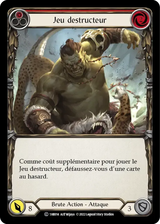 Jeu destructeur — Rhinar - Blitz Deck — Flesh and Blood