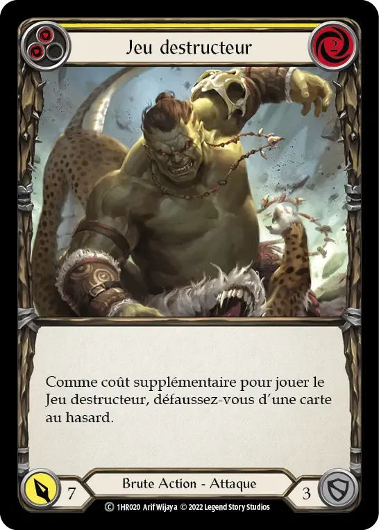 Jeu destructeur — Rhinar - Blitz Deck — Flesh and Blood