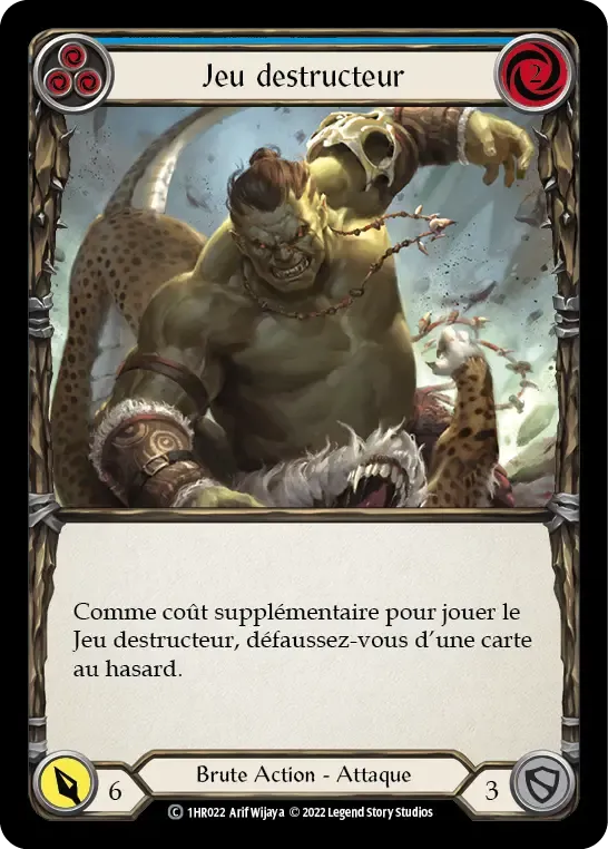 Jeu destructeur — Rhinar - Blitz Deck — Flesh and Blood