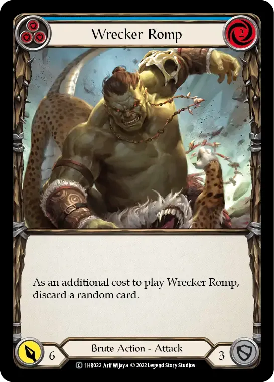 Wrecker Romp (Blue) — Rhinar - Blitz Deck — Flesh and Blood