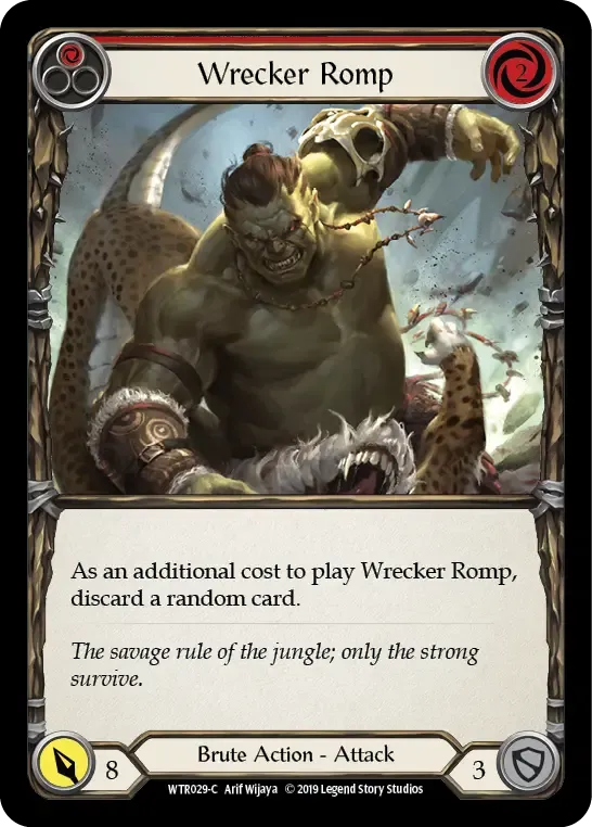 Wrecker Romp (Red) — Welcome to Rathe — Flesh and Blood