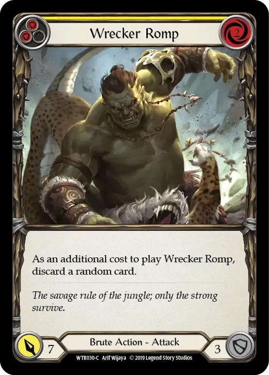 Wrecker Romp (Yellow) — Welcome to Rathe — Flesh and Blood