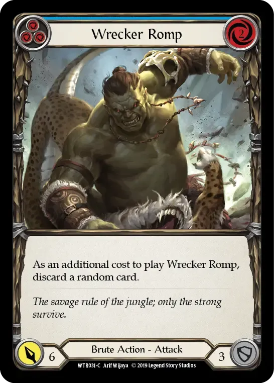 Wrecker Romp (Blue) — Welcome to Rathe — Flesh and Blood