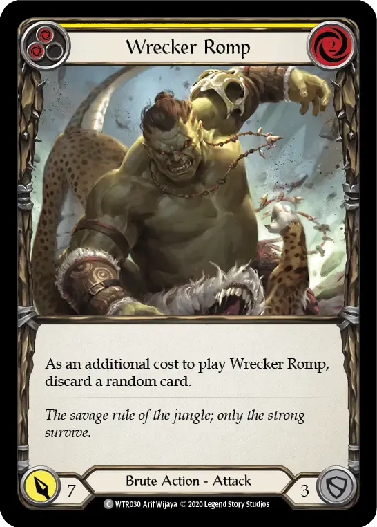 Wrecker Romp (Yellow) — Welcome to Rathe - Unlimited — Flesh and Blood
