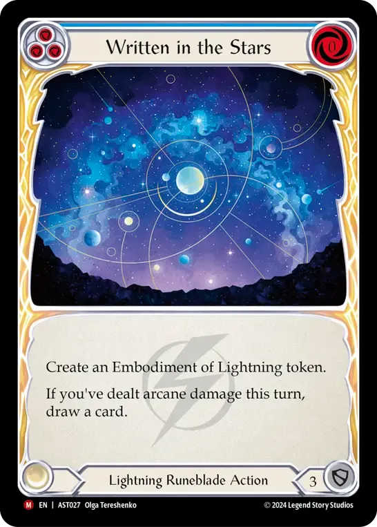 Inscrit dans le firmament — Armory Deck - Aurora, Shooting Star — Flesh and Blood