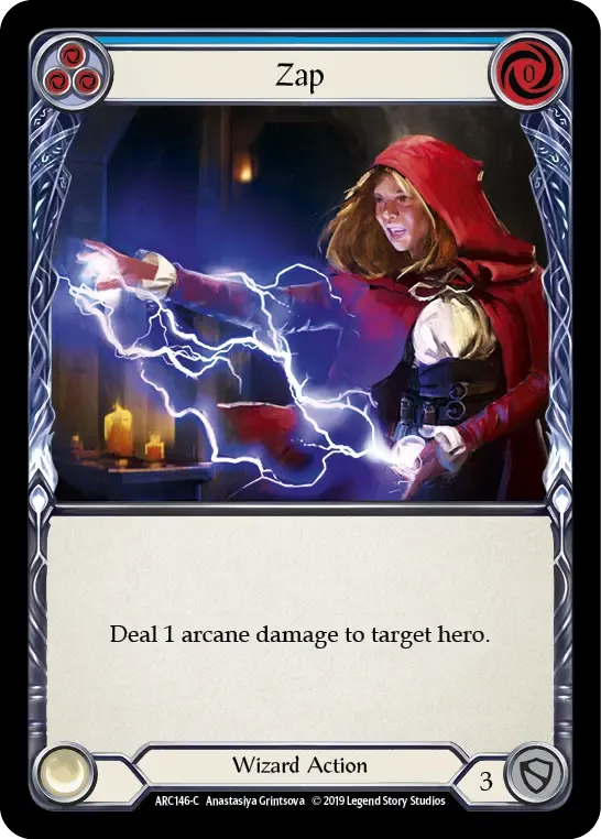 Zap (Blue) — Arcane Rising — Flesh and Blood