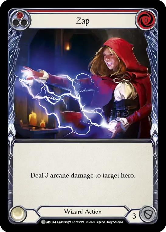 Zap (Red) — Arcane Rising - Unlimited — Flesh and Blood