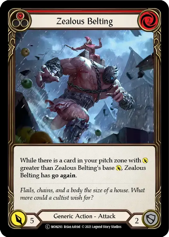 Zealous Belting (Red) from Monarch - Unlimited - Flesh and Blood