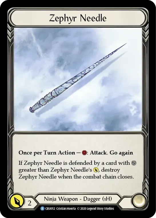 Zephyr Needle — Crucible of War — Flesh and Blood