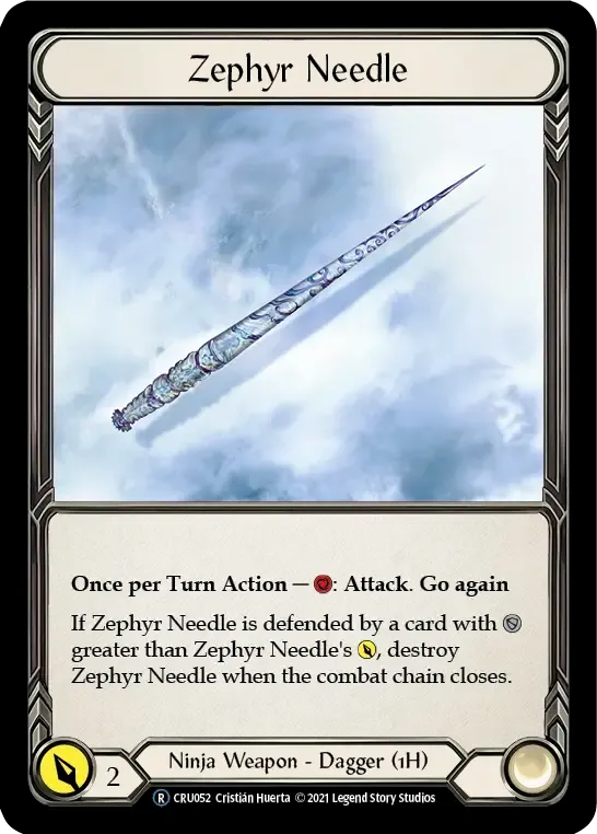 Zephyr Needle from Crucible of War - Unlimited - Flesh and Blood