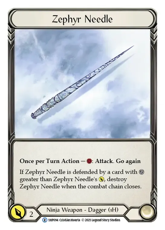 Zephyr Needle — History Pack 1 — Flesh and Blood