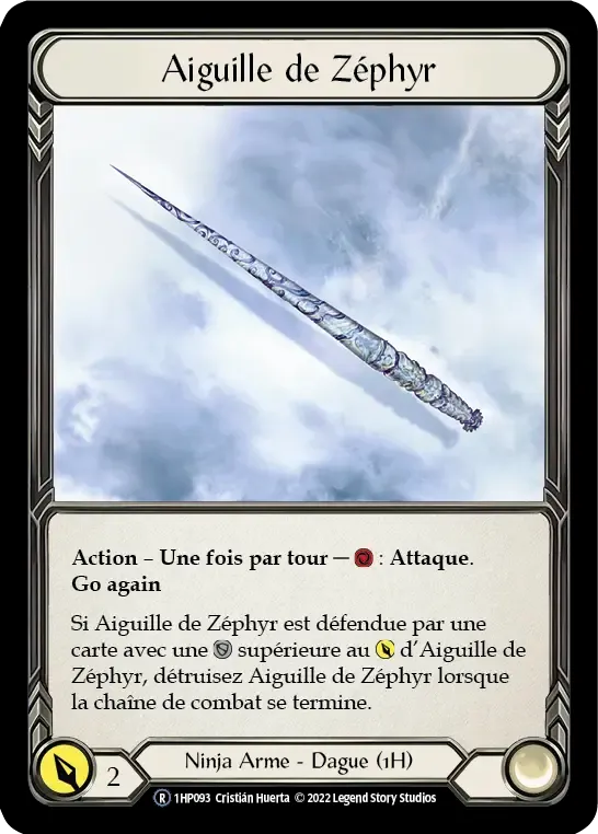 Aiguille de Zéphyr from History Pack 1 - Black Label - Flesh and Blood