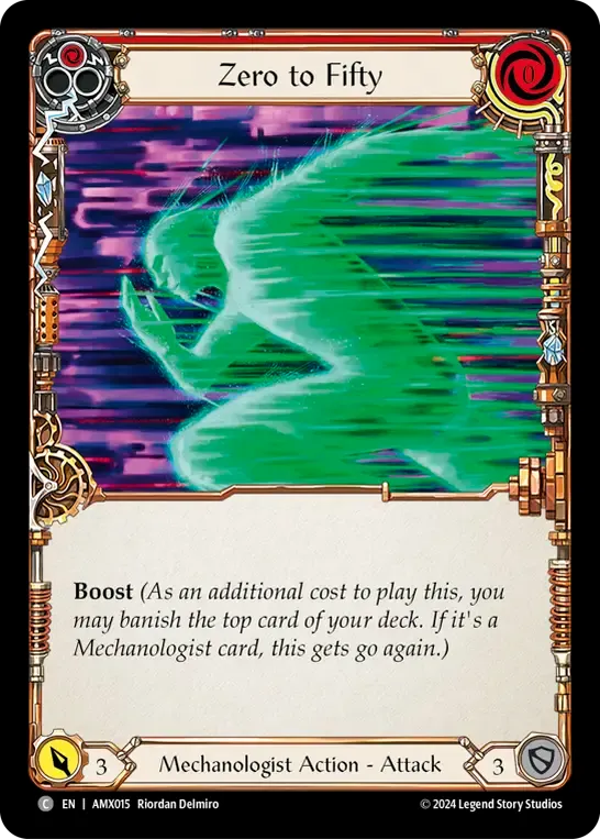 Zero to Fifty (Red) — Armory Deck - Maxx 'The Hype' Nitro — Flesh and Blood