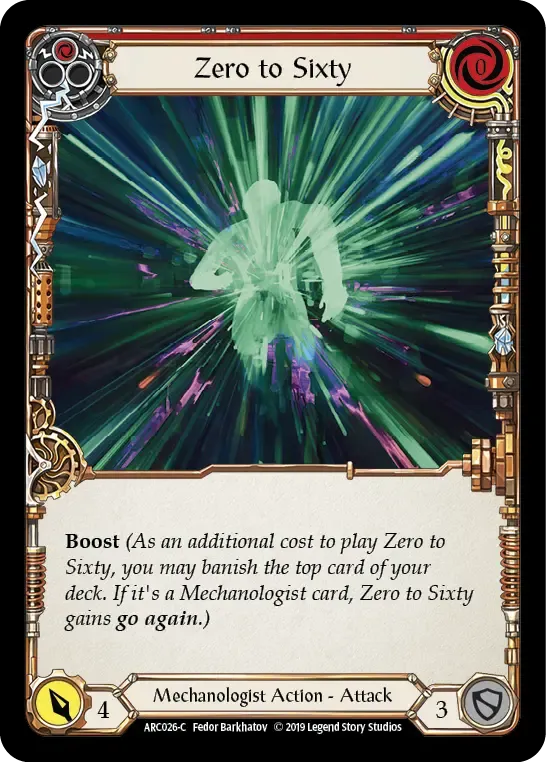 Zero to Sixty (Red) — Arcane Rising — Flesh and Blood