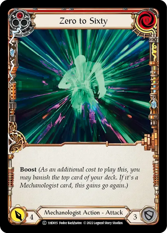 Zero to Sixty (Red) from Dash - Blitz Deck - Flesh and Blood