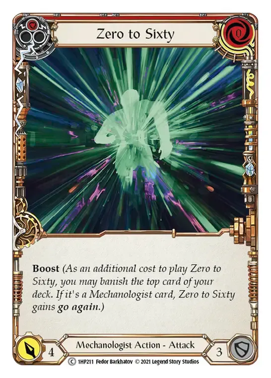 Zero to Sixty (Red) — History Pack 1 — Flesh and Blood
