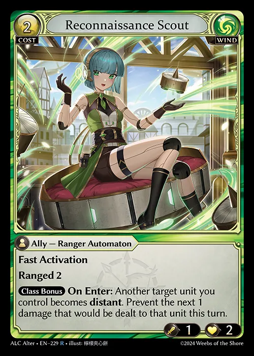 Reconnaissance Scout — Alchemical Revolution Alter Edition — Grand Archive
