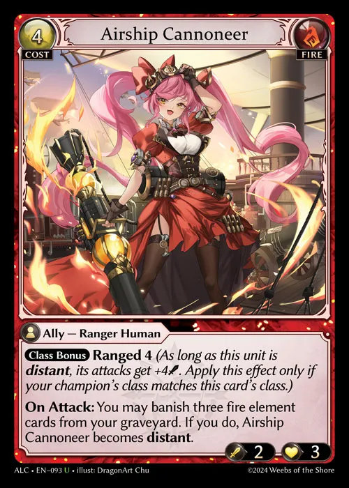 Airship Cannoneer — Alchemical Revolution — Grand Archive