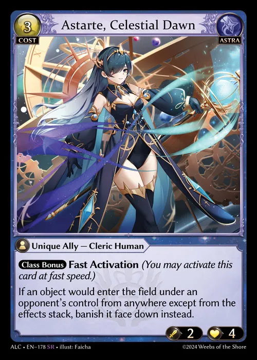 Astarte, Celestial Dawn from Alchemical Revolution - Grand Archive TCG
