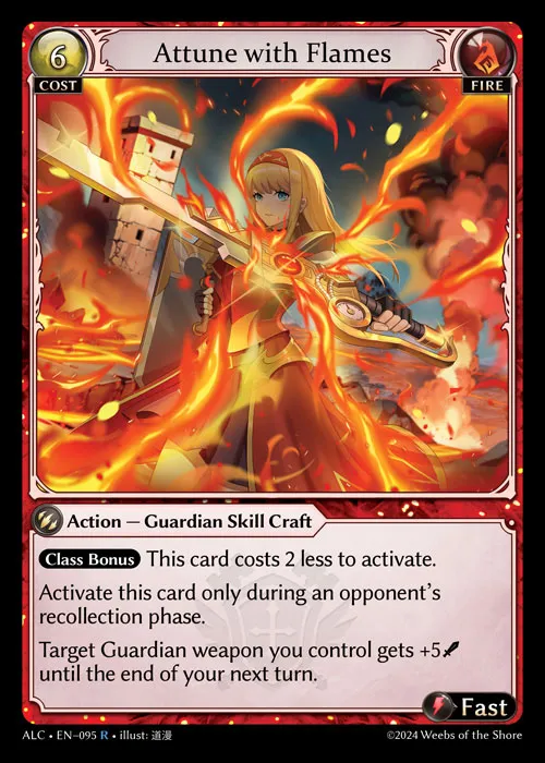 Attune with Flames — Alchemical Revolution — Grand Archive