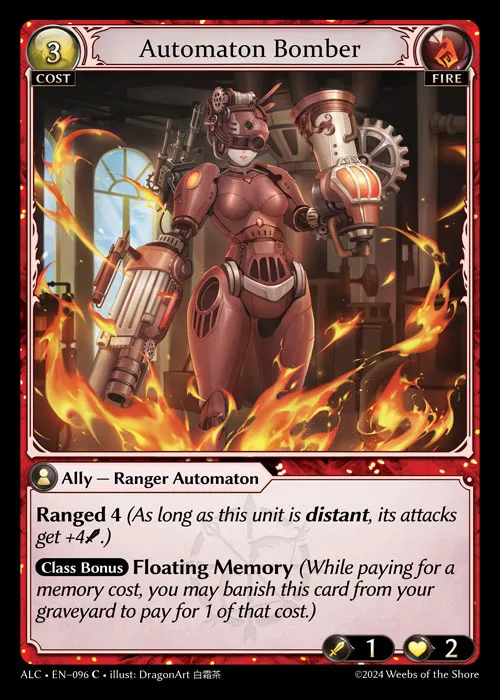 Automaton Bomber — Alchemical Revolution — Grand Archive