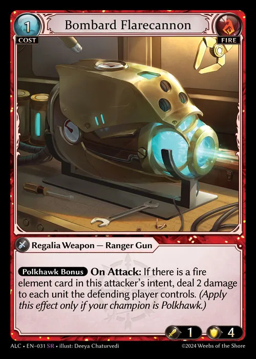 Bombard Flarecannon — Alchemical Revolution — Grand Archive