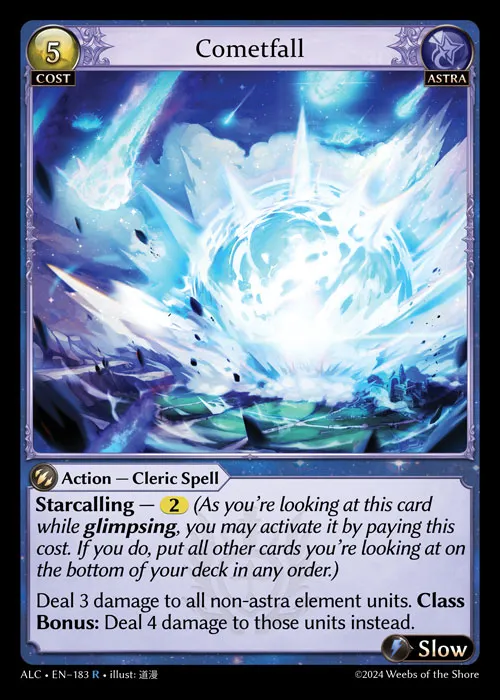 Cometfall — Alchemical Revolution — Grand Archive