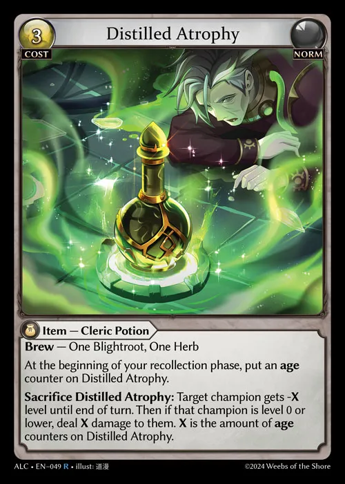 Distilled Atrophy — Alchemical Revolution — Grand Archive