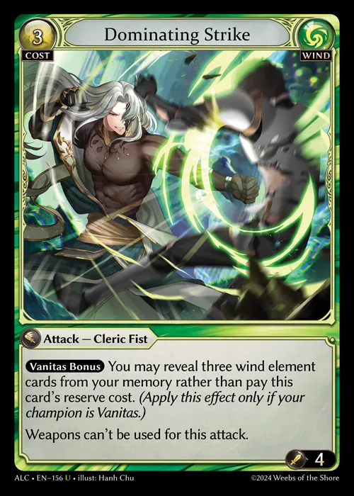 Dominating Strike — Alchemical Revolution — Grand Archive