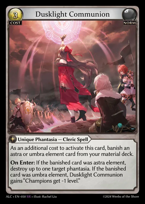 Dusklight Communion — Alchemical Revolution — Grand Archive