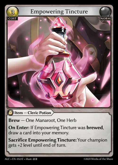 Empowering Tincture — Alchemical Revolution — Grand Archive