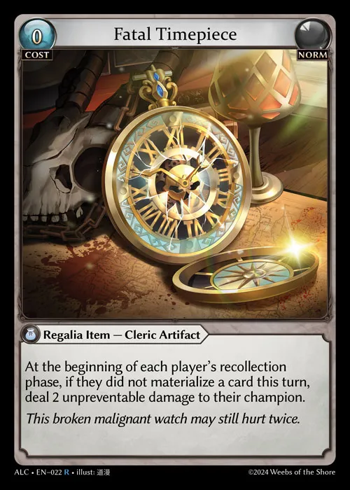 Fatal Timepiece — Alchemical Revolution — Grand Archive