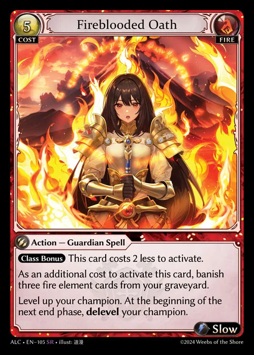 Fireblooded Oath — Alchemical Revolution — Grand Archive