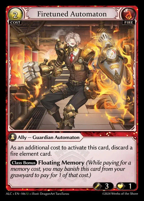Firetuned Automaton — Alchemical Revolution — Grand Archive