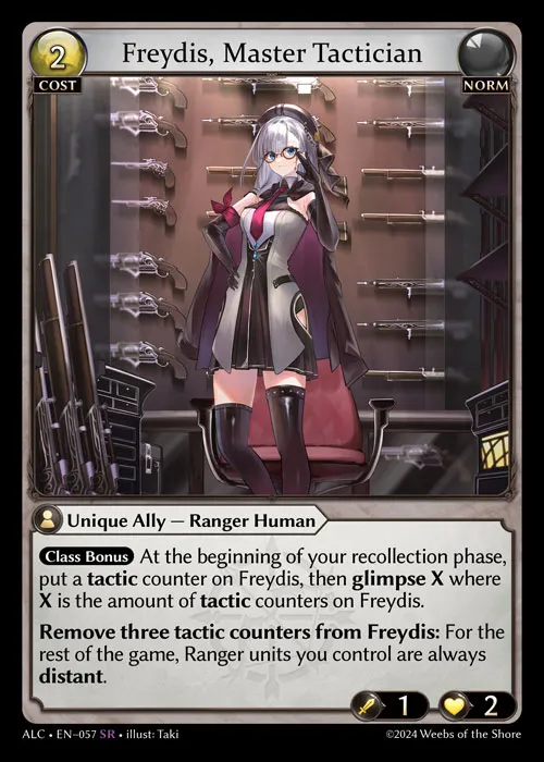 Freydis, Master Tactician — Alchemical Revolution — Grand Archive