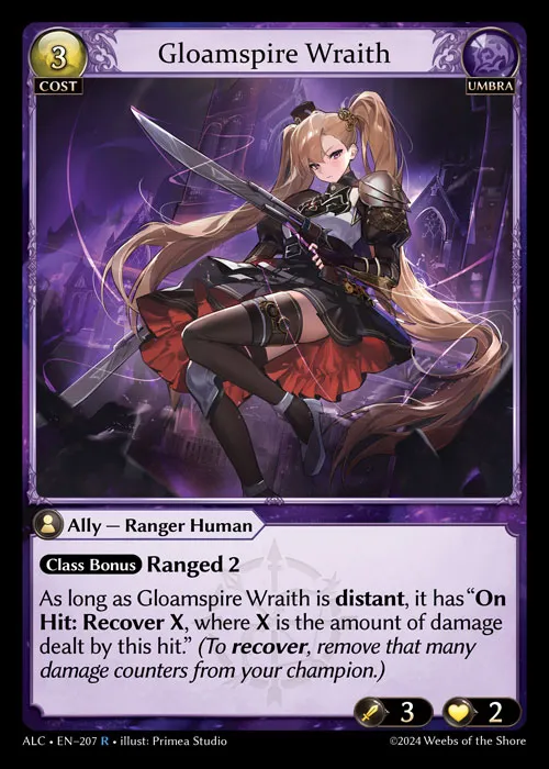 Gloamspire Wraith — Alchemical Revolution — Grand Archive