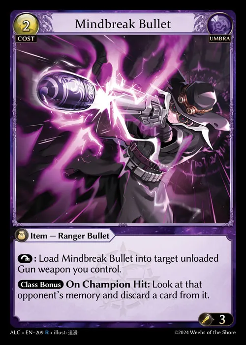 Mindbreak Bullet — Alchemical Revolution — Grand Archive