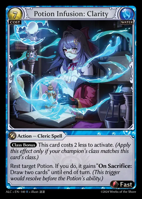 Potion Infusion: Clarity — Alchemical Revolution — Grand Archive