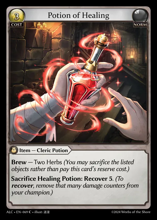Potion of Healing — Alchemical Revolution — Grand Archive
