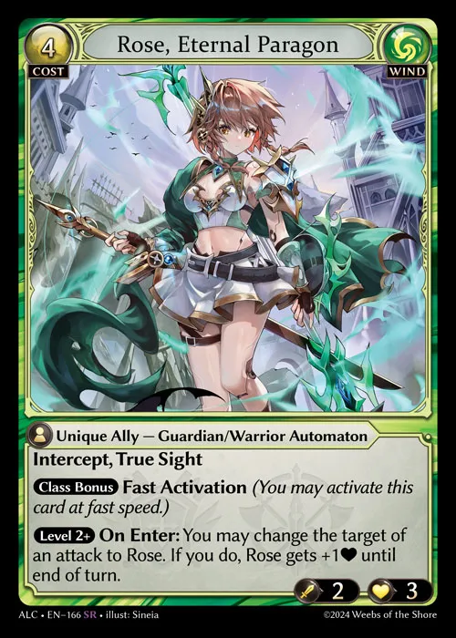 Rose, Eternal Paragon — Alchemical Revolution — Grand Archive