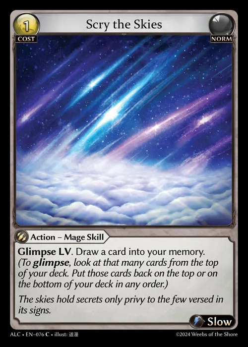 Scry the Skies — Alchemical Revolution — Grand Archive