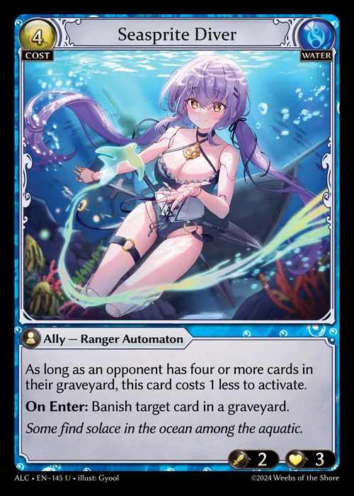 Seasprite Diver — Alchemical Revolution — Grand Archive