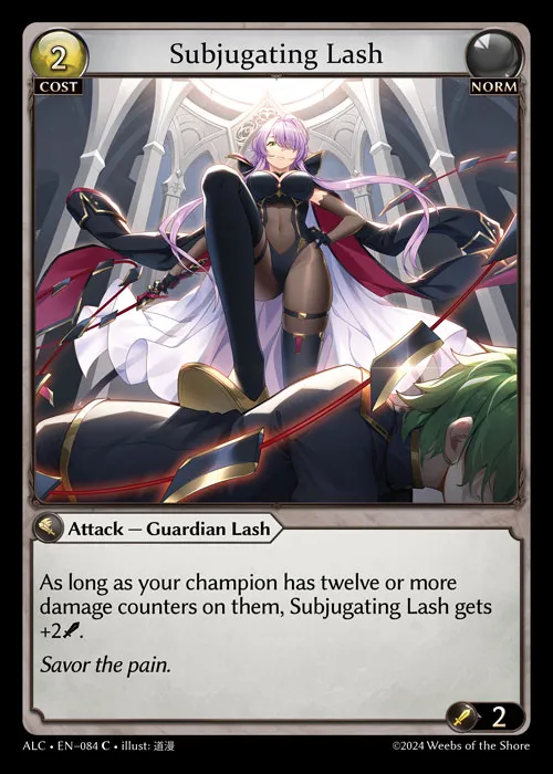 Subjugating Lash — Alchemical Revolution — Grand Archive